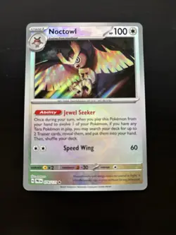 Pokemon TCG - Noctowl (Master Ball Pattern) 078/131 Prismatic Evolutions - NM/M - Image 1