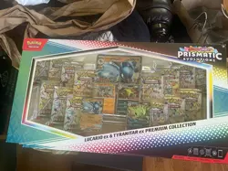 Two Pokemon Lucario Ex & Tyranitar Ex Premium Collection Prismatic Evolutions ✅ - Image 1