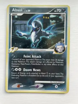Pokemon TCG Absol [G] Supreme Victors 1/147 Holo Holo Rare -LP - Image 1