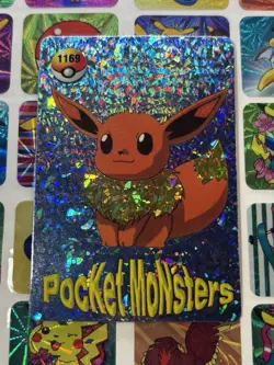 Pokemon Vintage Pocket Monsters Vending HOLO Prism Sticker 1999 Bandai Nintendo - Image 3