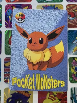 Pokemon Vintage Pocket Monsters Vending HOLO Prism Sticker 1999 Bandai Nintendo - Image 5