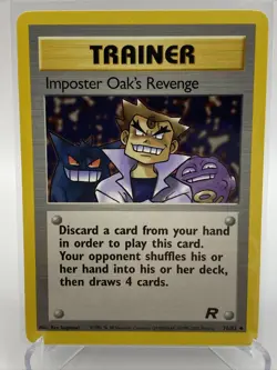 2000 Pokemon Team Rocket Imposter Oak's Revenge Uncommon #76/82 - Image 1