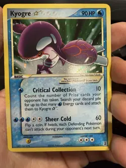 LP Pokemon TCG EX Delta Species Gold Star Kyogre 112/113 Holo. READ DESCRIPTION - Image 1
