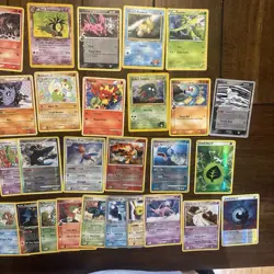 Huge Pokemon Holo Reverse Foil Vintage Mid Era Fire Gas Collection - Image 1