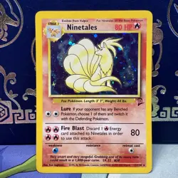 Ninetales - Holo - 13/130 Base Set 2 - WOTC Pokemon TCG - 2000 LP - Image 1