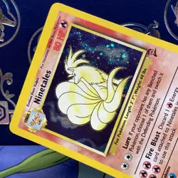 Ninetales - Holo - 13/130 Base Set 2 - WOTC Pokemon TCG - 2000 LP - Image 3