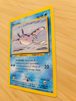 Pokemon TCG Mantine Neo Genesis 64 Regular 1st Edition Common - Image 3