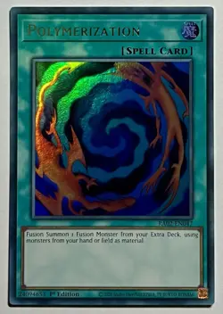 Polymerization RA02-EN047 (NM) Ultra Rare 1st Edition YuGiOh! TCG - Image 1