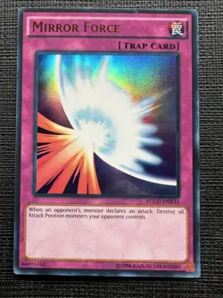 Yugioh! TCG Mirror Force YGLD-ENB33 Ultra Rare Unlimited NM Near Mint - Image 1