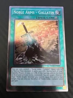 Yugioh Noble Arms - Gallatin NKRT-EN019 Platinum Rare Limited Edition NM - Image 1