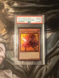 Yu-Gi-Oh! Fighting Flame Swordsman MZMI EN001 Collectors Rare PSA 10 - Image 1