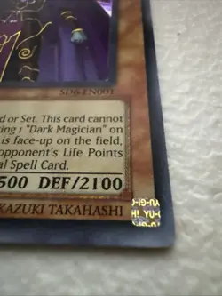 Yugioh Dark Eradicator Warlock SD6-EN001 1st Edition Ultra Rare LP - Image 3