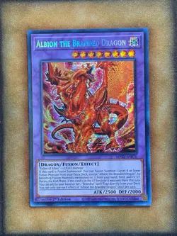 Yugioh Albion the Branded Dragon MP22-EN076 Secret Rare 1st Ed NM - Image 1