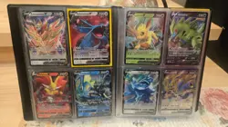 Pokemon cards collection rare lot with binder/80 cards - Image 4