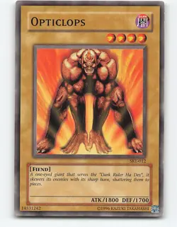 Opticlops #SKE-012 Yugioh Card - Image 1