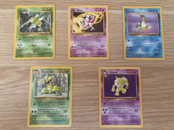 Pokemon Vintage 1999 Jungle Fossil Rare Card Lot Non Holo NM - Image 1
