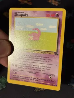 Pokemon Cards Slowpoke 55/62 Fossil FIRST EDITION WOTC - (NM-) - Image 2