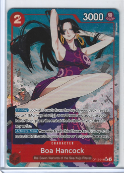 Boa Hancock (Alt Art) OP12-014 SR Legacy of the Master - ONE PIECE Card ENGLISH - Image 1