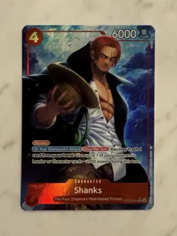 One Piece Cards Game - Shanks (Alt Art) OP12-008 R Legacy of the Master English - Image 1