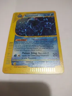 Nice Holo Rare H26/H32 Aquapolis WoTC Pokemon Card 2002 Vintage Tentacruel - Image 2