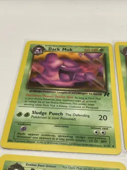 Dark Muk 41/82 Six Copies Of The Card In Near Mint Condition - Image 2