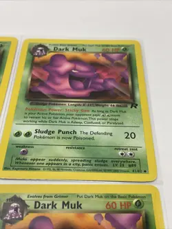 Dark Muk 41/82 Six Copies Of The Card In Near Mint Condition - Image 4