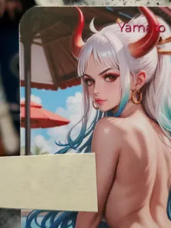 1/1 Only 1 Made Yamato Pretty Pool One Piece Spicy Topless Lonestar Customs Card - Image 2