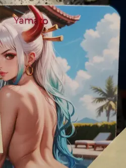 1/1 Only 1 Made Yamato Pretty Pool One Piece Spicy Topless Lonestar Customs Card - Image 3