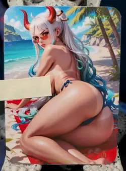1/1 Only 1 Made Yamato Beach Bikini One Piece Spicy Tan Lonestar Customs Card - Image 1
