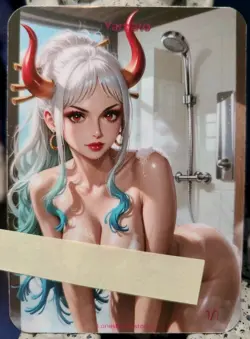 1/1 Only 1 Made Yamato Shower One Piece Spicy Topless Lonestar Customs Card - Image 1