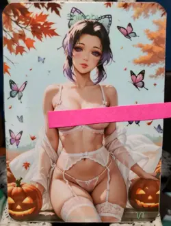1/1 Only 1 Made Shinobu Fall Demon Slayer NSFW Lonestar Customs Waifu Card - Image 2