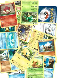 LOT OF 50 POKEMON TRADING CARDS (all listed) - Image 1