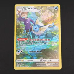 Pokemon TCG Card Vaporeon TG02/TG30 Brilliant Stars Trainer Gallery - NM - Image 1