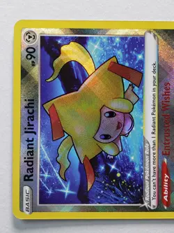 HOLO Radiant Jirachi 120/195 NM / M Silver Tempest Pokemon Card $2 Flat Shipping - Image 2