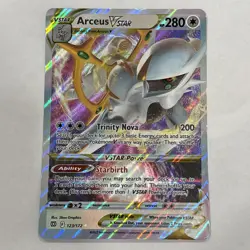 Pokemon TCG Arceus VSTAR Jumbo Card Brilliant Stars 123/172 LP/NM Condition - Image 1