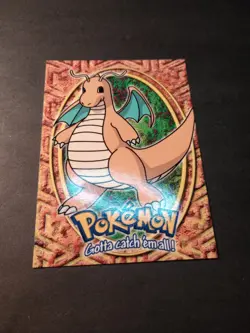 Pokemon Topps TV Animation Edition Dragonite Card E12 Of E12 NM - Image 1