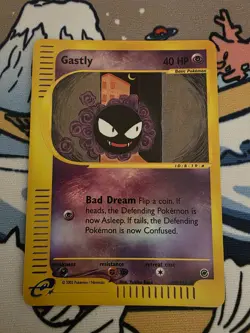 Pokemon Gastly Reverse Holo Card 109/165 Expedition Base Set NM 2002 - Image 1