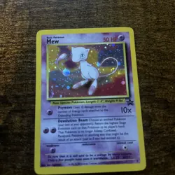 Pokemon TCG Mew 1995-1998 Promo Card 50HP Basic holographic - Image 1