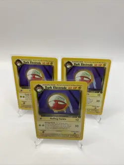 Dark Electrode - 34/82 - Uncommon - Team Rocket - Pokemon Card - MP X 3 Cards - Image 1