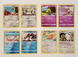 Pokemon Go Reverse Holo Evolution Pair Lot 8 Cards - Image 1