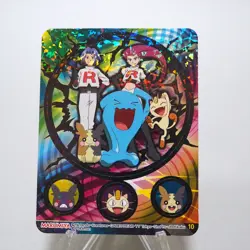 Pokemon Card Team Rocket No.10 Sticker Seal MARUMIYA Nintendo Japanese g303 - Image 1