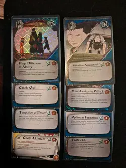 Lot of 150+ Naruto CCG Playing Cards! Commons, Uncommons and Rares! - Image 3