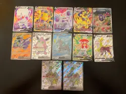 Lot of 12x Full Art/Illustration Rare Pokemon Card Lot Collection Wigglytuff - Image 1