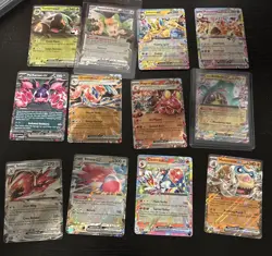 Lot Of Modern EX Pokemon Cards, Perfect For Battle Decks - Image 1