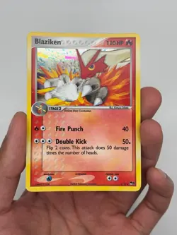 Blaziken HOLO RARE 1/17 Pop Series 1 Pokemon Card LP 2004 - Image 3