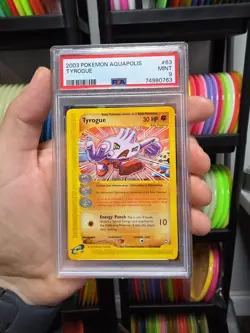Pokemon Aquapolis Tyrogue #63 NON-HOLO PSA 9 Mint Wotc Tcg Card Graded - Image 1