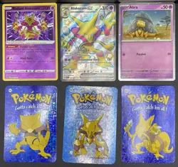 12x Pokemon Cards Alakazam Kadabra Abra Lot - Ultra Rare EX Vintage Promo TCG - Image 4