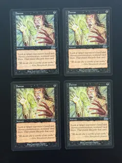 MTG - Duress - Urza's Saga Expansion - Play Set of 4 - NM (Magic: The Gathering) - Image 1