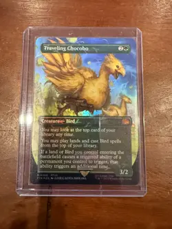 (Foil) Traveling Chocobo (Borderless) (Chocobo Track Foil) (568) FINAL FANTASY M - Image 1
