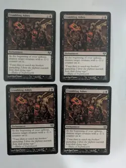 4 Crumbling Ashes Eventide MTG NM Free shipping with tracking - Image 1